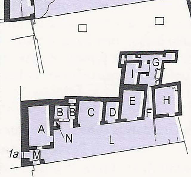 Herculaneum Insula Orientalis I.1a. Casa di M. Pilius Primigenius Granianus
Plan